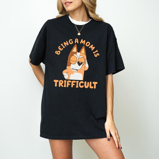 Bluey Being A Mom Is Difficult Shirt, Bluey Mom Shirt, Mother's Day Shirt