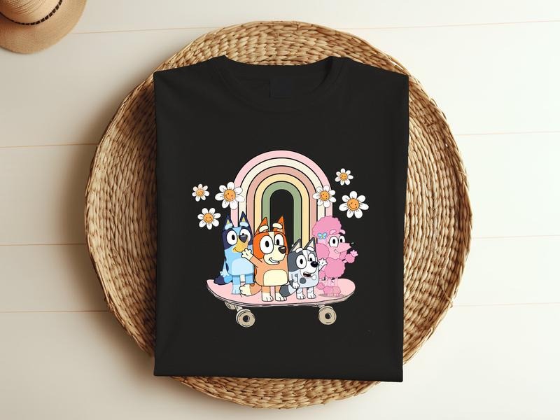Bluey Cartoon Shirt, Bluey Shirt, Bluey Family  sweater Hoodie, Sweatshirt | DripVista.com