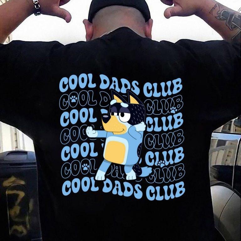 Bluey Cool Dads Club Birthday Shirt Hoodie, Sweatshirt | DripVista.com