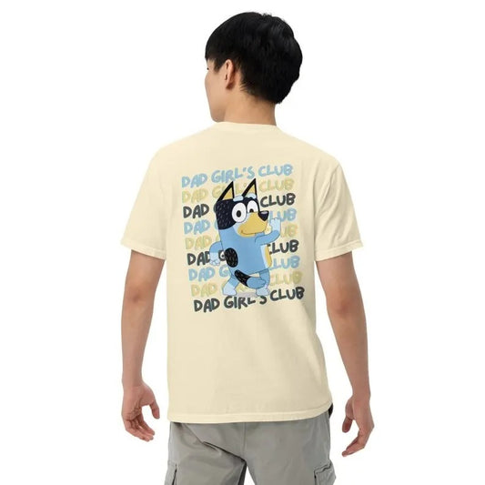 Bluey Dad Girls Club Shirt | Bandit Dad Girls Club Tshirt | Bluey Bandit Shirt | Dad Birthday Gift | Dad Bluey Shirt | Bluey Family Shirt