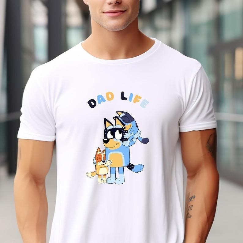 Bluey Dad Life,Dad Life Shirt, Fathers Day Gift From Wife, Dad Shirt for Him, Gift For Him Hoodie, Sweatshirt | DripVista.com