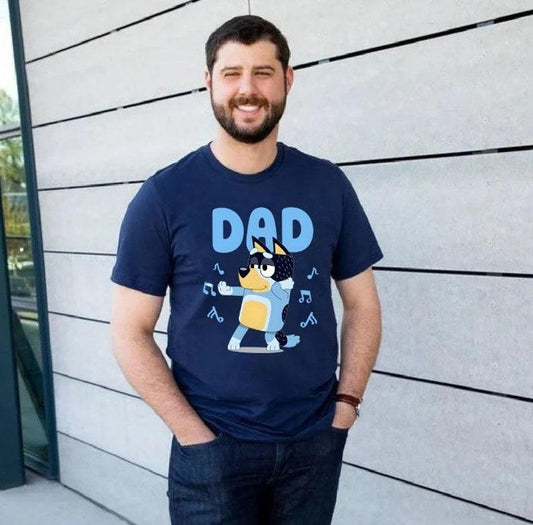 Bluey Dancing Dad Shirt, Bluey Dad Shirt, Bluey Family Shirt, Gift For Dad, Bluey Father's Day