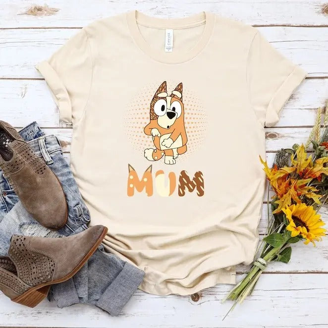 Bluey Family Shirt, Bluey Mom Shirt, Bluey Dad Shirt, Bluey Birthday Party Shirt, Bluey Era Shirt, Bluey Cartoon Shirt...