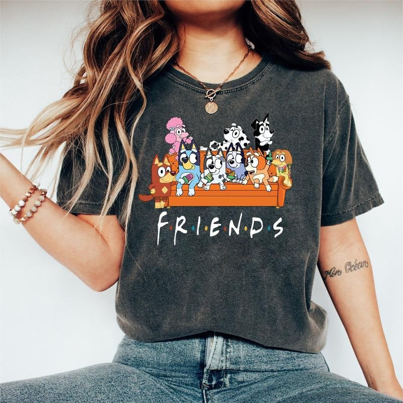 Bluey Friends Shirt, Bluey Gift Shirt, Bluey Friends Shirt, Friends of Bluey Shirt, Bluey Family Birthday