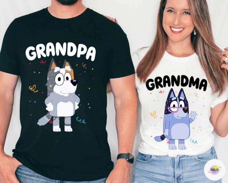 Bluey Grandpa Shirt,Grandmalife Bluey Shirt, Bob Bluey Shirt, Bluey Shirt, Bluey Family Shirt, Grandma Grandma Bluey Shirt Bluey Family Tee