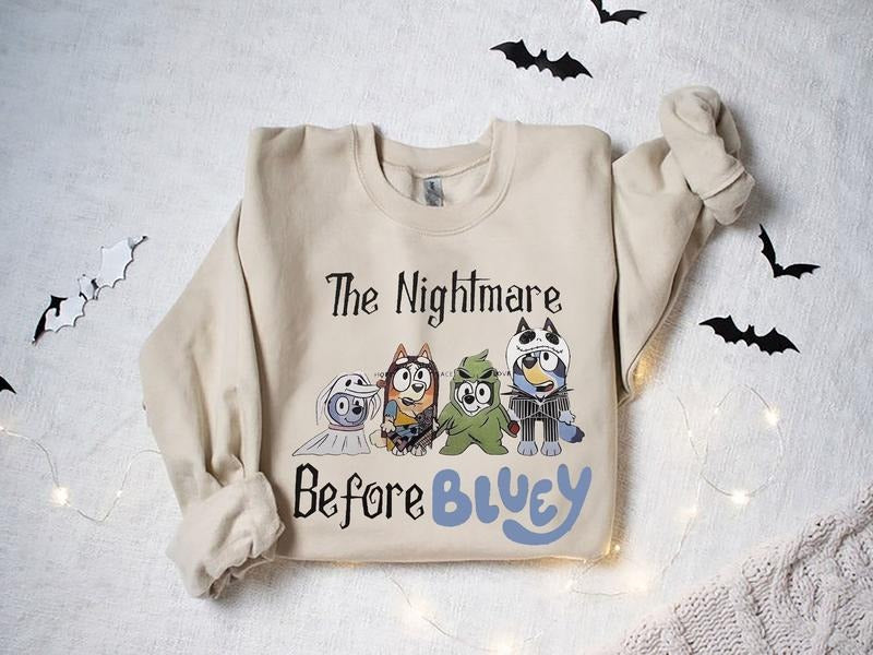 Bluey Halloween Shirt, Bluey Shirt, Bluey Trick Or Treat Shirt, Happy Halloween Shirt, Halloween Tshirt, Bluey Halloween...
