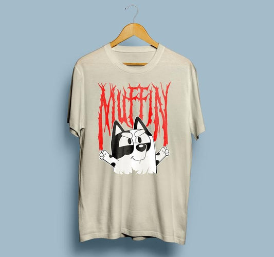 Bluey Muffin Metal Shirt, Muffin Emotions Shirt
