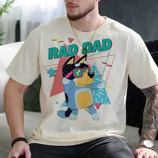 Bluey Bandit Rad Dad Shirt Bluey Dad Shirt/ Bluey Bingo Family Shirt/ Bluey Family Shirt/ Cool Dad Club Shirt/ Dad Birthday Gift/ Bluey Tee