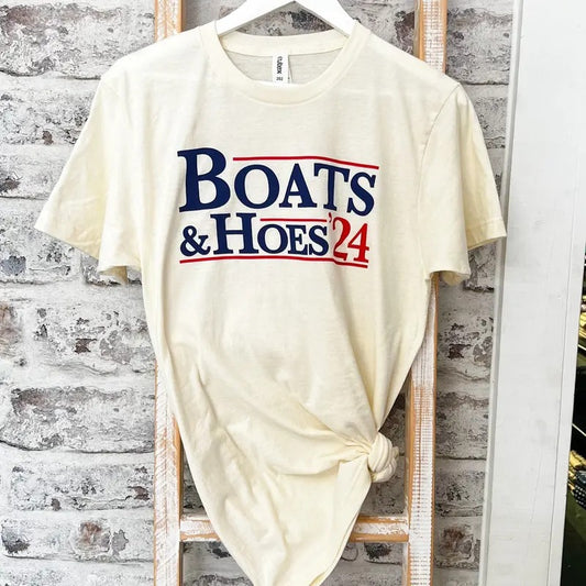 Boats & Hoes Soft Graphic Tee