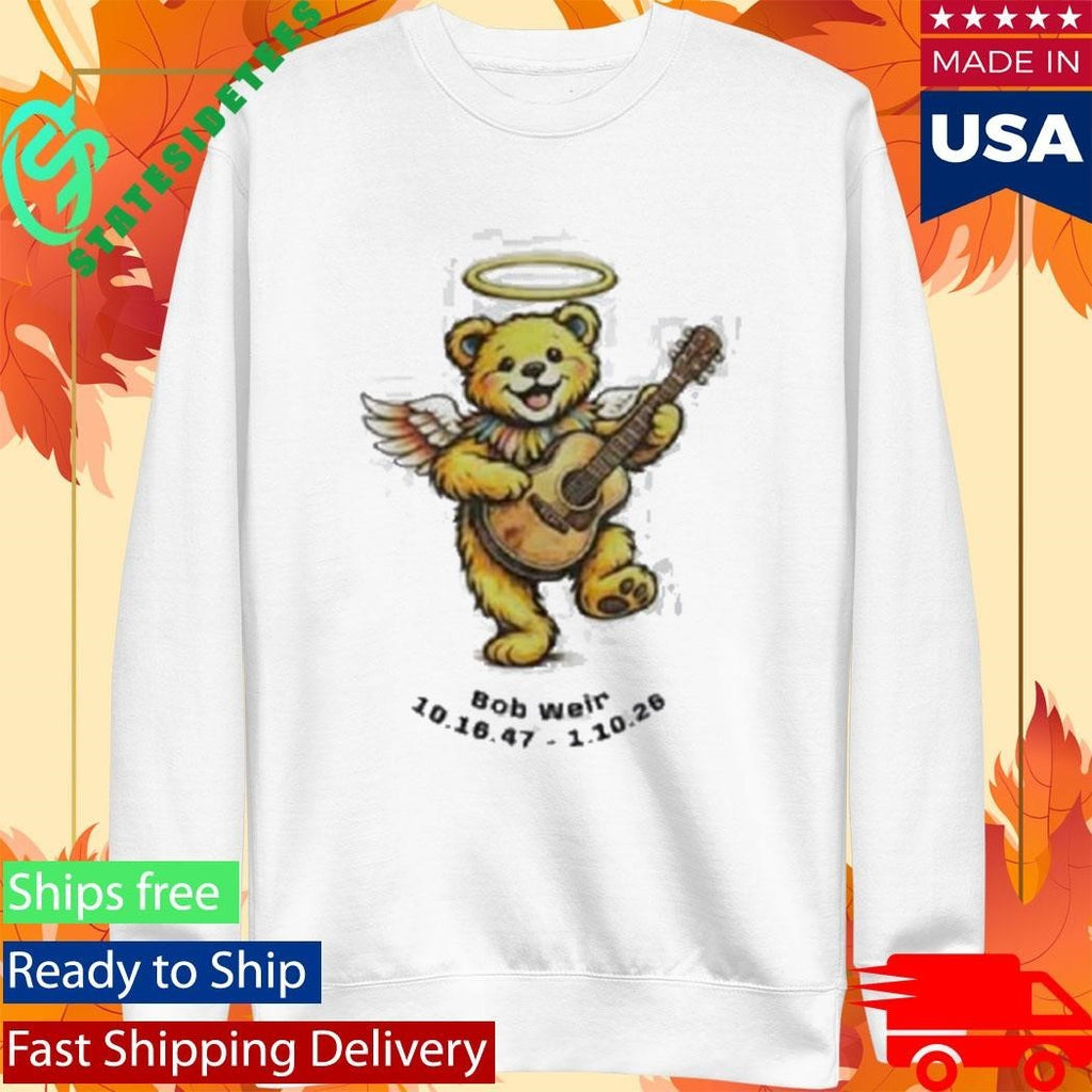 Bob Weir Rip 1947-2026 Tribute Tee Iconic Grateful Dead Memorial T-Shirt