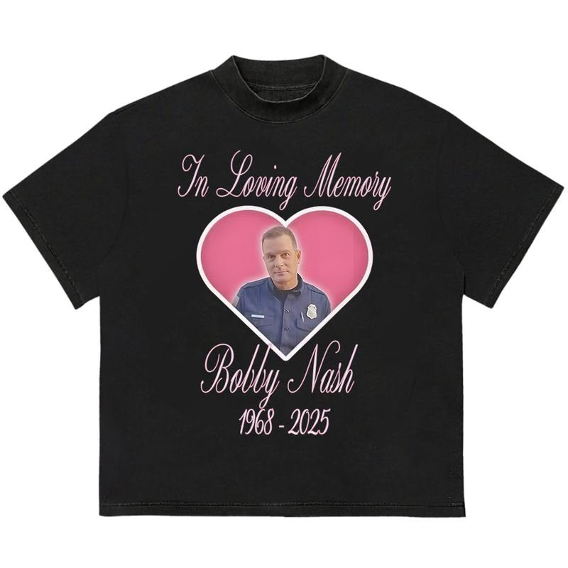 Bobby Nash Loving Memory T-Shirt Great for On-the-Go Looks Unique Design for Everyday Wear Hoodie, Sweatshirt | DripVista.com