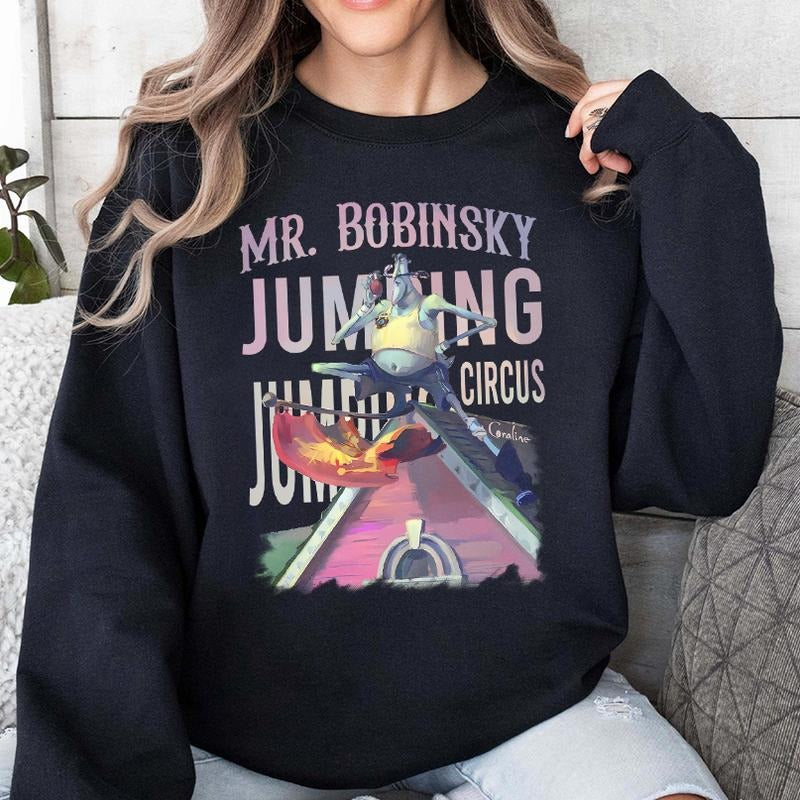 Bobinsky's Jumping in Coraline movies Sweatshirt, Bobinsky Tshirt Hoodie, Coraline Horror Movies Hoodie, Christmas Hallowen Gift, Trendy design shirt, Graphic Shirt