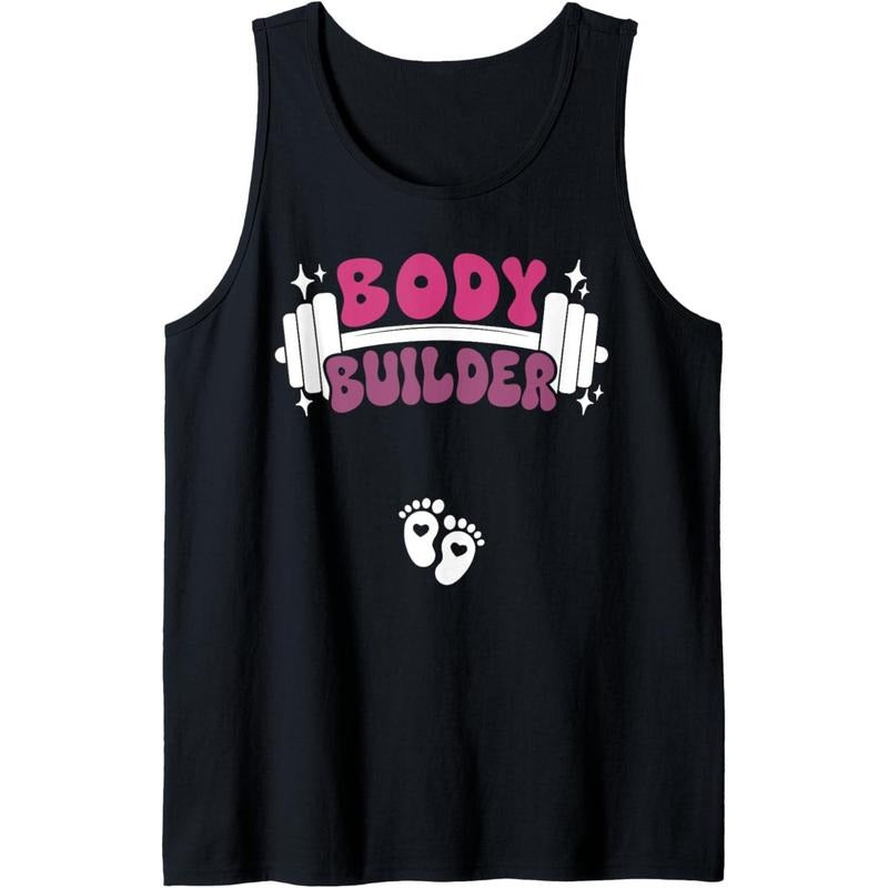 Bodybuilder Baby Pregnancy Workout Pregnant Women Tank Top made in usa T-Shirts, Hoodie, Sweatshirt | DripVista.com