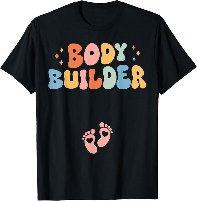 Bodybuilder Pregnancy Announcement Workout Pregnant Women T-Shirt Hoodie, Sweatshirt | DripVista.com