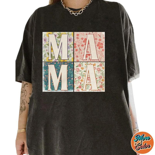 Boho Mama Shirt, Cotton Unisex T-Shirt, Crew Neck, Size S- 4XL, Menswear Top, Womenswear Top Underwear Streetwear