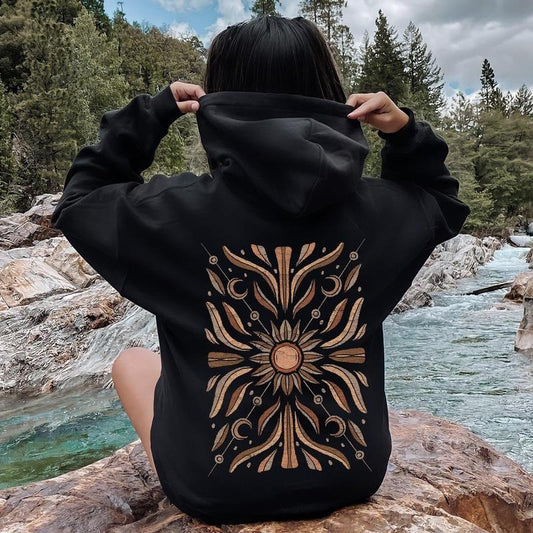 Boho Radiant Sun Hoodie