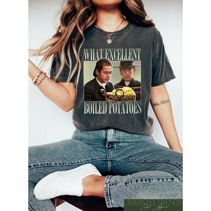Boiled Potatoes Funny Meme T-Shirt, Pride and Prejudice Tee Best Price
