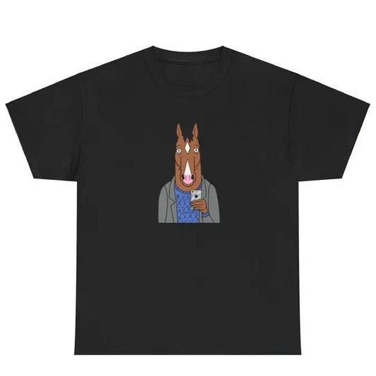 Bojack Horseman Shirt, Cotton Casual Street Style Crew Neck Short Sleeve T-Shirt Tops Trendy For Women For Men, Perfect Gift, Graphic Top