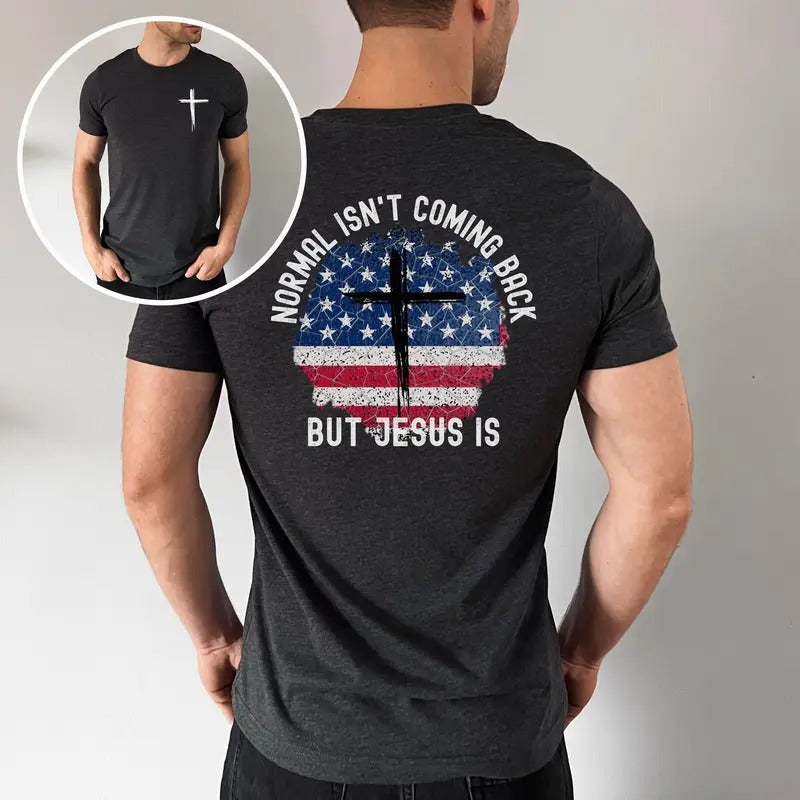Bold Christian T-shirt For Men Guys Christian T Shirt Gift For Dad Mens Christian Gifts Jesus Shirt For Dad For Fathers...