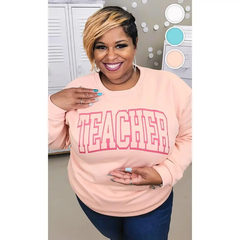 Bold College Teacher Graphic Sweatshirt T-Shirts, Hoodie | DripVista.com