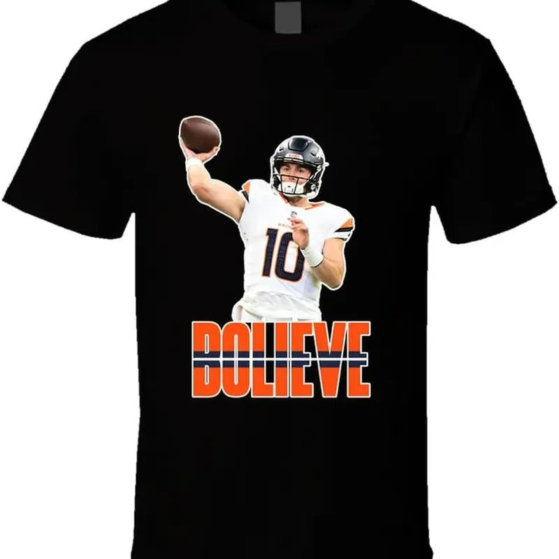 Bolieve Bo Nix Fan T Shirt