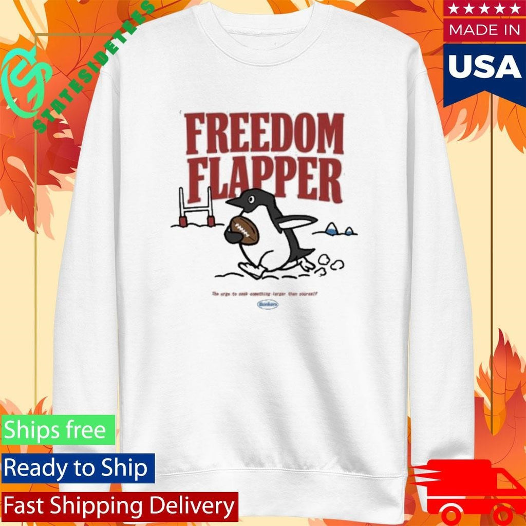 Bonkers Corner Freedom Flapper Penguin Shirt