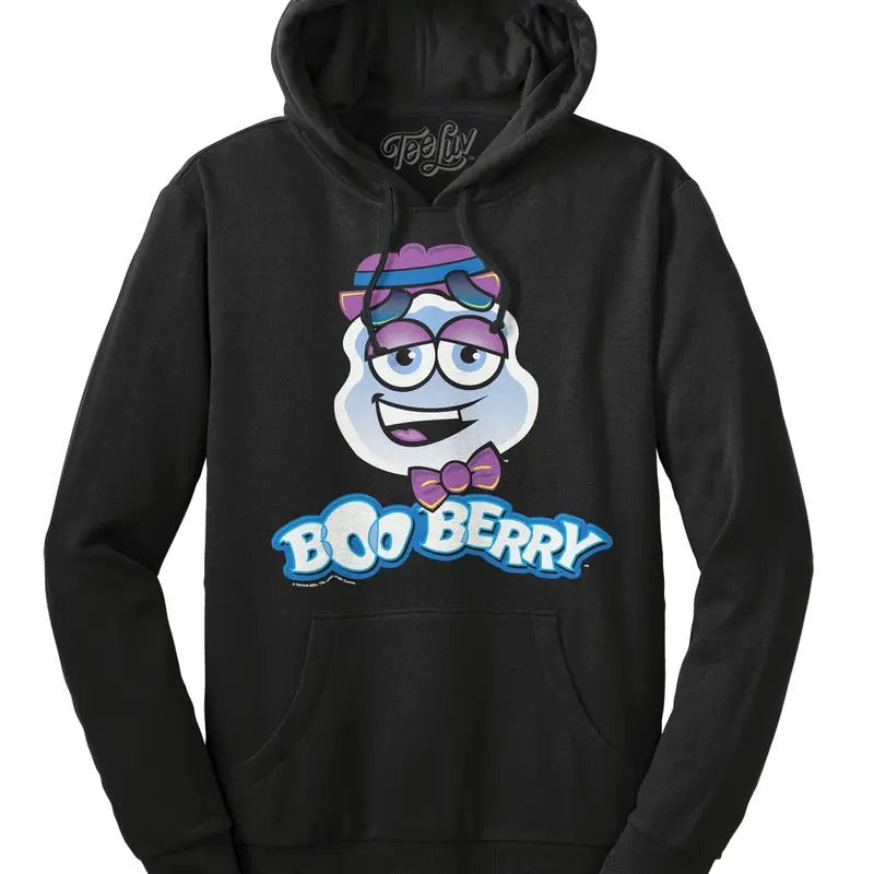 Boo Berry Cereal Logo Hooded Sweatshirt - Black