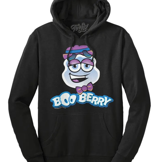 Boo Berry Cereal Logo Hooded Sweatshirt - Black