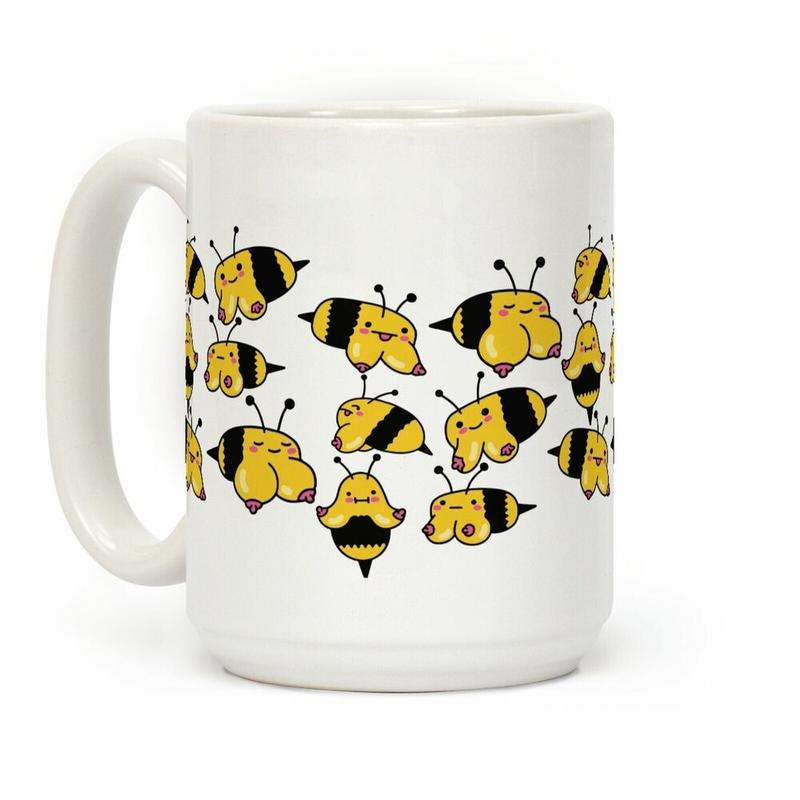 Boobees Pattern Coffee Mug, funny Coffee Mug, Gift Ideas