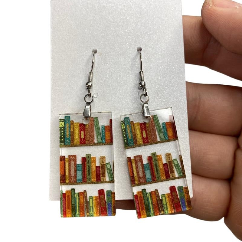 Book Case Earring
