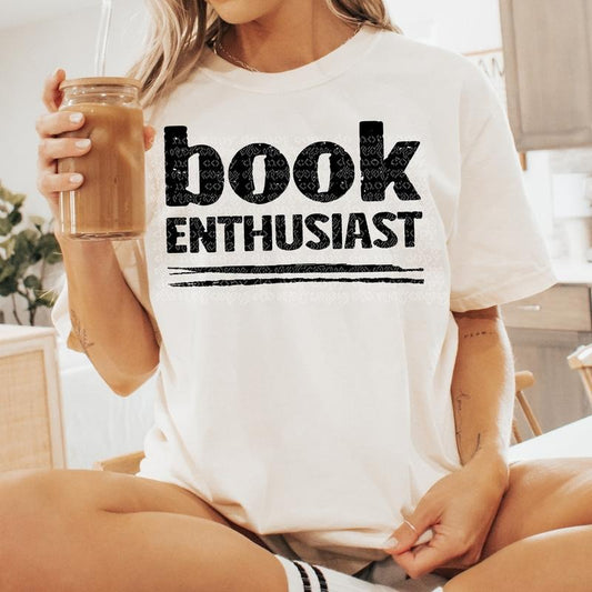 Book Enthusiast DTF Transfers - THIS IS NOT A SHIRT