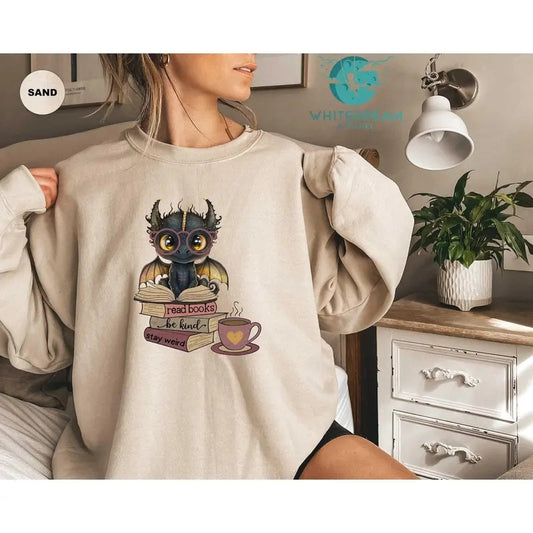 Book Lover T-Shirt, Be Kind Tee, Stay Weird Tee, Fantasy Book Reader Tee, Fourth Wing T-Shirt, Bookish Tee, Book Addicted Tee, Dragon Shirt