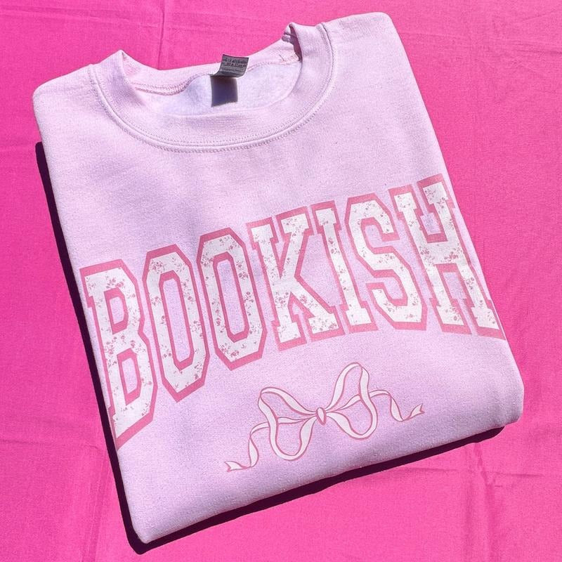 Bookish Bow Coquette Sweatshirt 'NLB'
