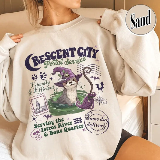 Bookish Comfort Color Shirt, Crescent City Postal Service Shirt, Read More Books Halloween Shirt, SJM Merch Shirt, Sweatshirt, Hoodie