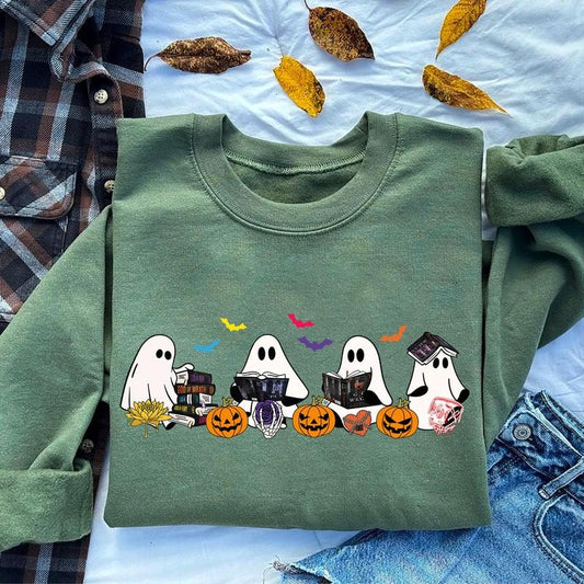 Bookish Ghosts Legacy of Gods Sweatshirt, Heathens Book Crewneck, Ghost Book Sweatshirt, Dark Romance Sweater, BookTok Gift, Halloween Book Sweater