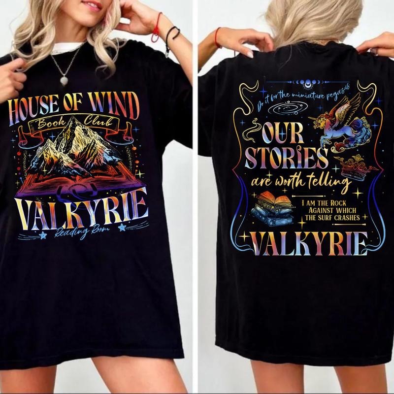 Bookish Lover, Velaris Of Starlight Shirt,Acotar House Of Wind Library Shirt Sweatshirt Hoodie, Unisex Sweater Pullover Tee