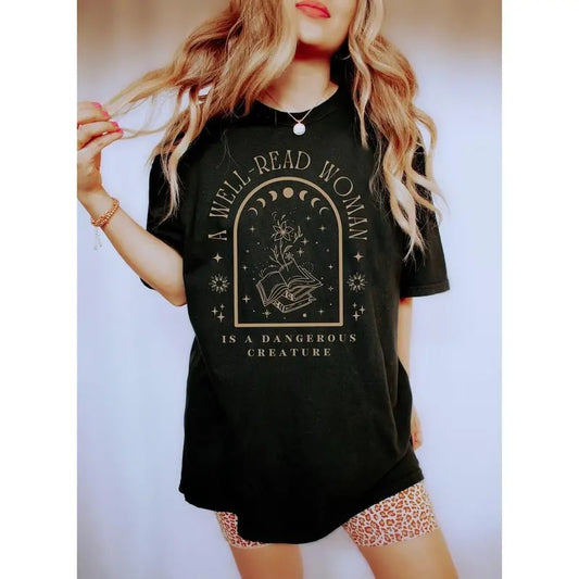 Bookish Shirt Reading Shirt Librarian Shirt Literature Shirt Literary Shirt Book Club Shirt Poet Shirt Aesthetic Clothes Mystical Shirt Gift Casual Cotton