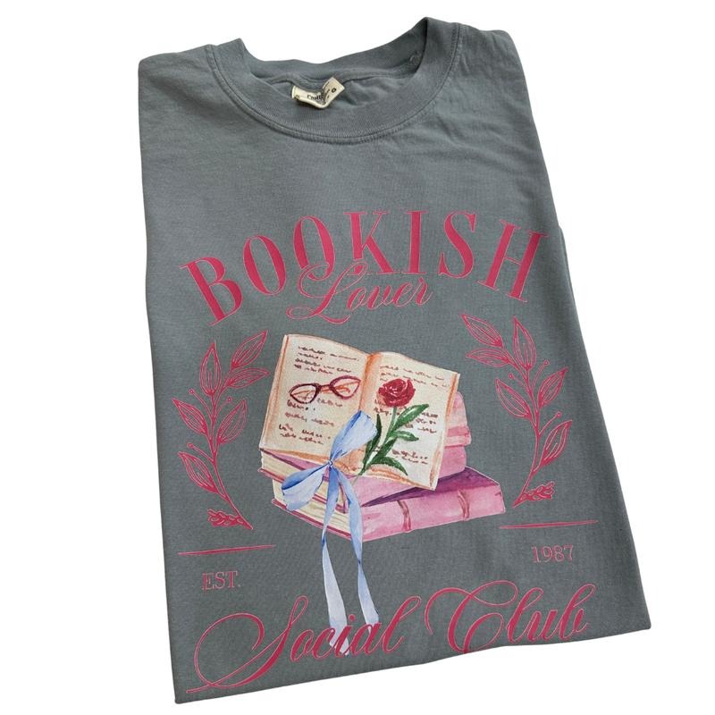 Bookish Social Club Comfort Colors T-Shirt 'NLB'