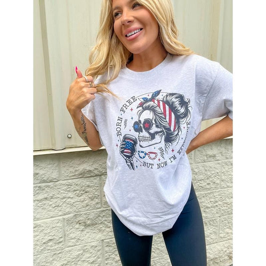 Born Free But Now I'm Expensive Graphic Top