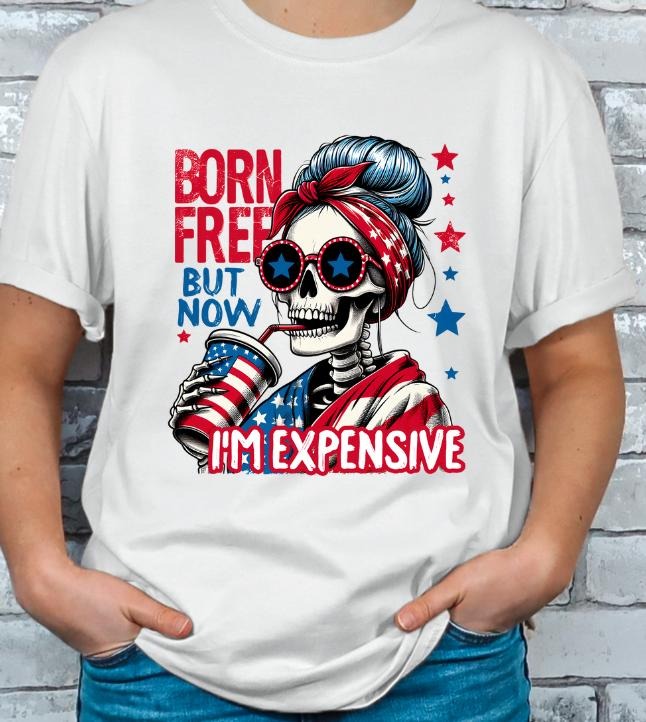 Born Free Now i'm Expensive Graphic Tee Hoodie, Sweatshirt | DripVista.com