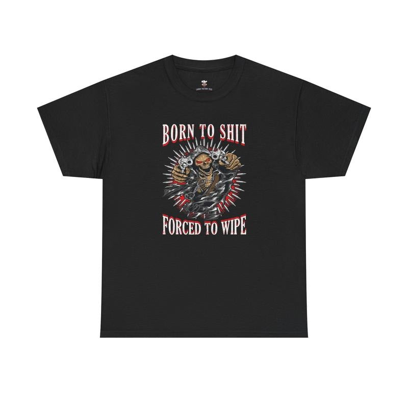Born Hidden leaf ninja Shih Tee - Funny Cotton T-shirt, Casual Graphic Tee, Laugh Factory Tees, Forced Hidden leaf ninja...