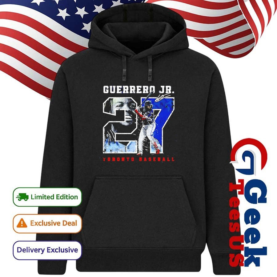Born Ready Vladimir Guerrero Jr. 27 Toronto Blue Jays baseball 2025 signature shirt