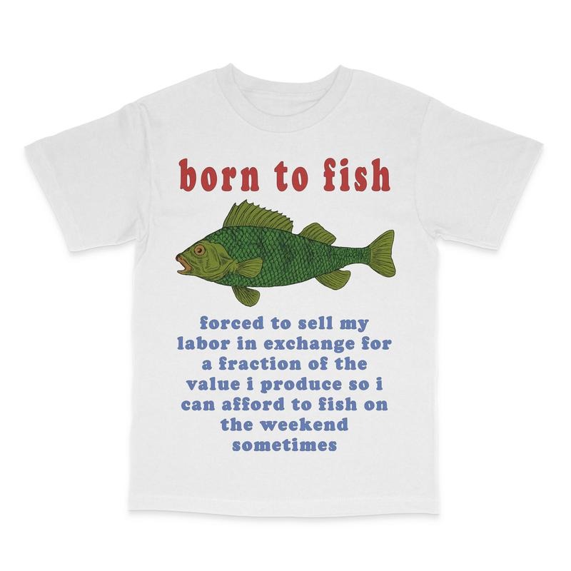 Born To Fish Custom Printed T-Shirt Hoodie, Sweatshirt | DripVista.com