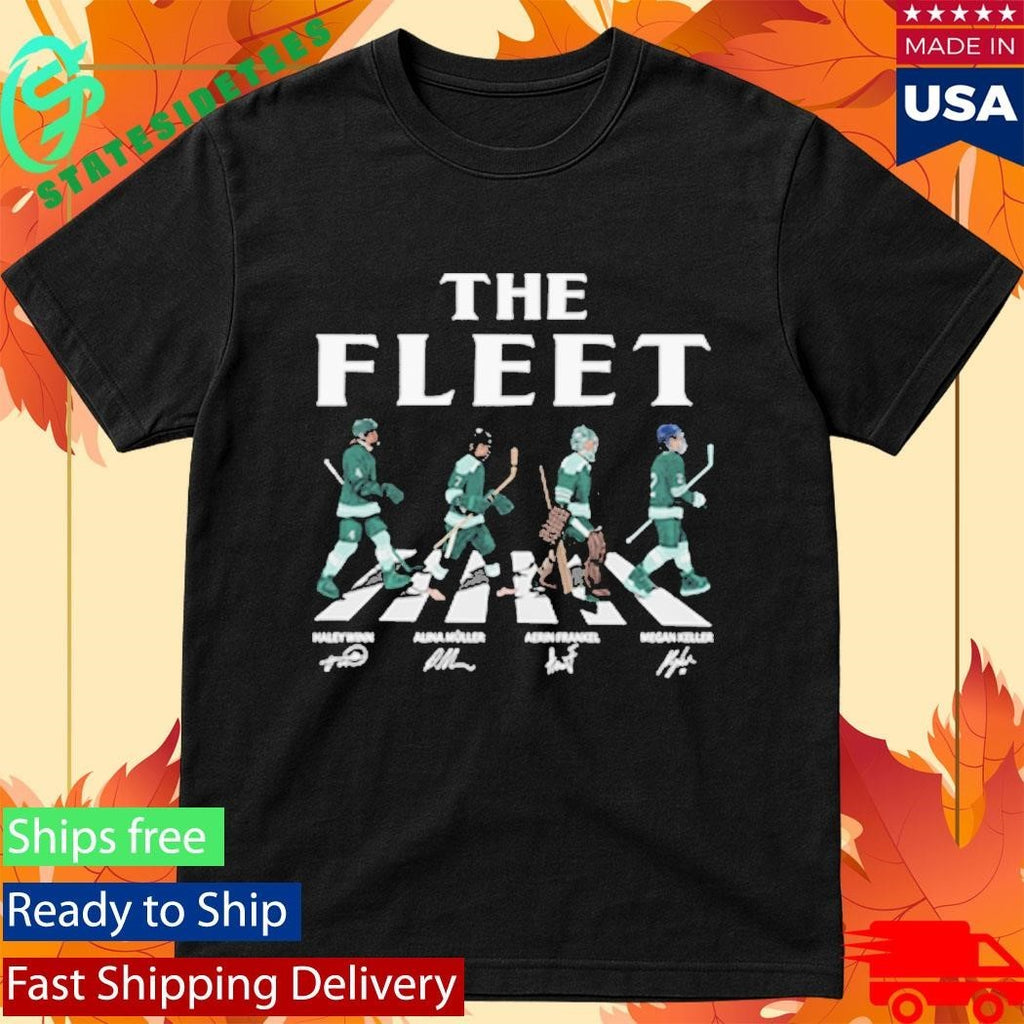 Boston Walking Road Signatures Women Ice Hockey Shirt
