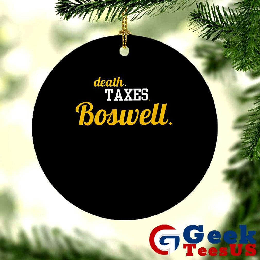 Boswell Guaran Pittsburgh Football Death Taxes Boswell shirt