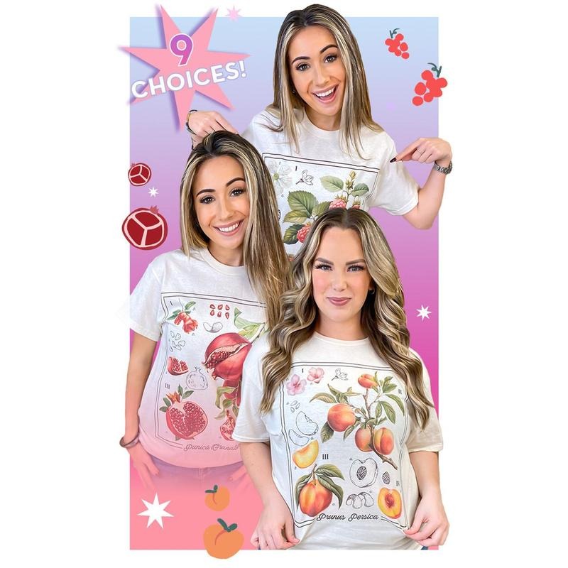 Botanical Fruit Graphic T-Shirt Tik Tok Hoodie, Sweatshirt | DripVista.com