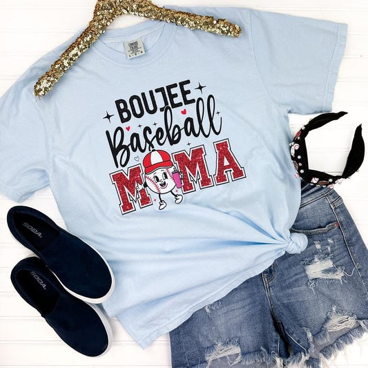 Boujee Baseball Mama Comfort Colors T-Shirt