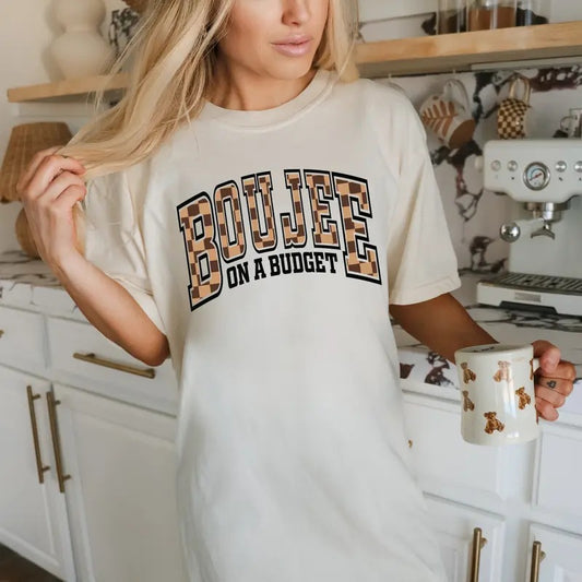 Boujee On A Budget DTF Transfers - THIS IS NOT A SHIRT