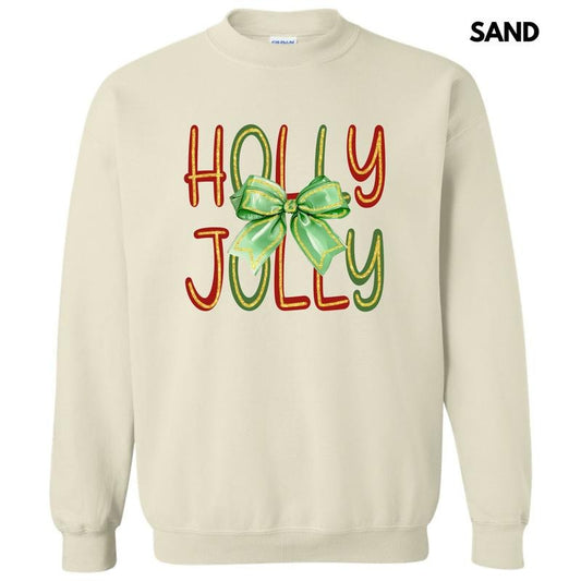 Bow Holly Jolly Sweatshirt