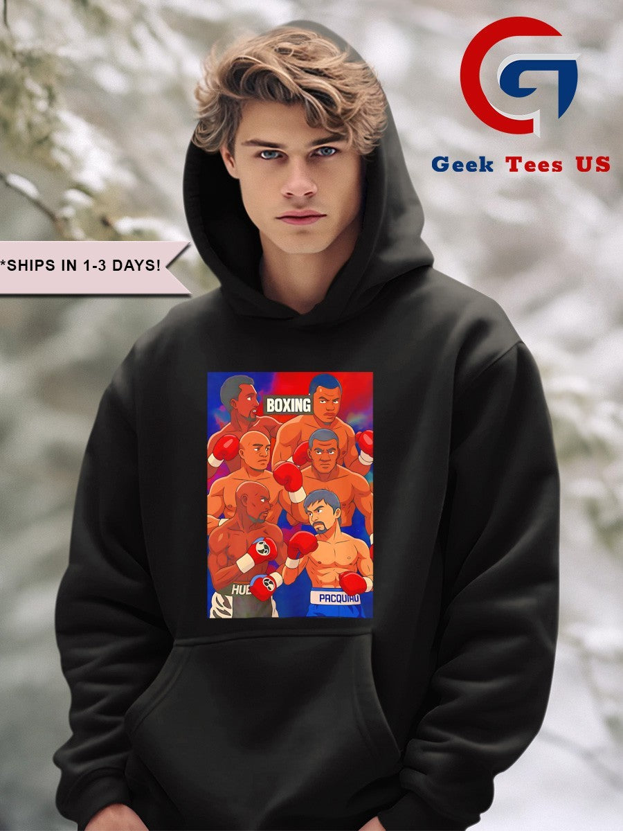 Boxing inspired graphic shirt